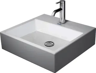 Duravit Aufsatzbecken Vero Air 500mm,weiß o.ÜL,m.HLB,1HL,geschl.,RWglasiert,WG