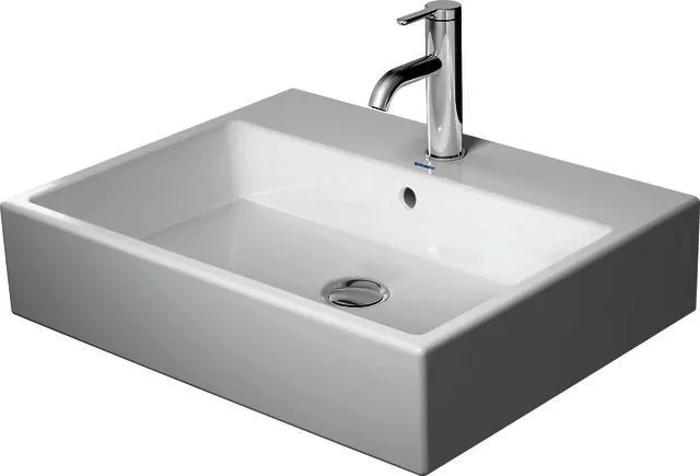 Duravit Aufsatzbecken Vero Air 600mm m.ÜL, m.HLB, o.HL, geschl., weiß, WG