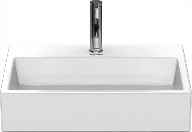 Duravit Aufsatzbecken Vero Air 600mm o.ÜL, m.HLB, 1HL, geschl., weiß