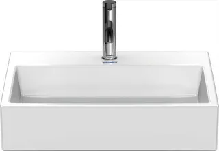 Duravit Aufsatzbecken Vero Air 600mm o.ÜL, m.HLB, 1HL, geschl., weiß, WG