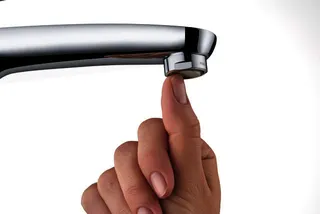 Duravit B.1 Einhebel-Waschtischmischer S mit Zugstange, Chrom HG – Bild 2