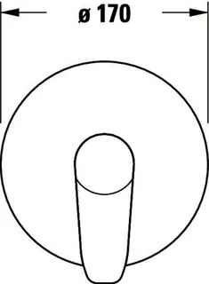 Duravit B1 Einhebel-Bidetmischer, 170x170x86, Anzahl Verbraucher: 1, Chrom – Bild 4