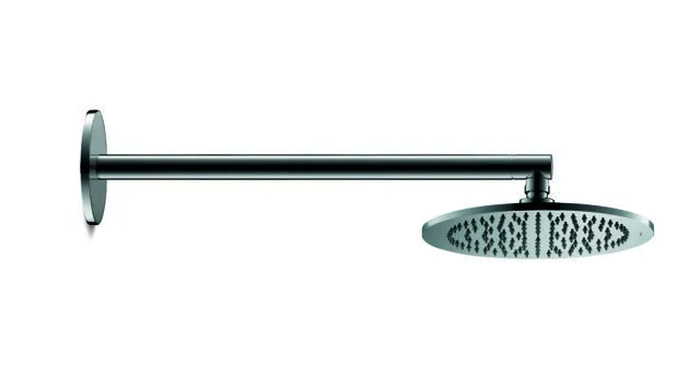 Duravit Brausearm L 485mm, Wandmontage Rosette Rund, Chrom HG