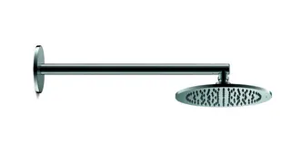 DU Brausearm L 485mm, Wandmontage Rosette Rund, Chrom HG