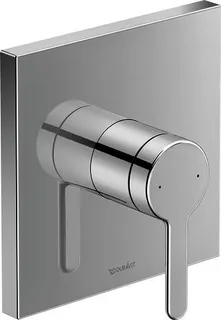 Duravit C.1 Einhebel Brausemischer UP,Eckig Keramikmischsystem, Chrom HG – Bild 2