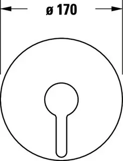 Duravit C.1 Einhebel Brausemischer UP,Rund Keramikmischsystem, Chrom HG – Bild 4