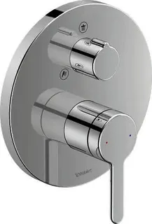 Duravit C.1 Einhebel Brausemischer UP,Rund Umstellvent.,Keramikmischs., Chrom HG