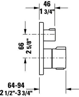 Duravit C.1 Einhebel-Wannenmischer UP,Rund Keramikmischsyst.,Sicherungsk., Chrom HG – Bild 5