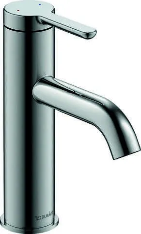 Duravit C.1 Einhebel-Waschtischmischer M ohne Zugstange, Chrom HG