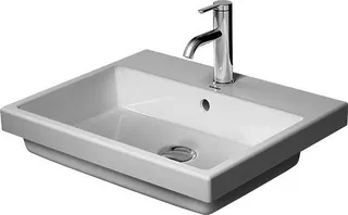 Duravit Einbauwaschtisch Vero Air 550mm Einbau v.o., m. ÜL, m.HLB, 1 HL