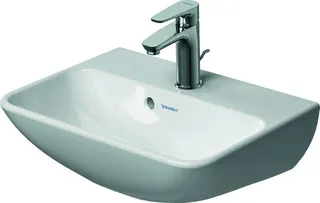 DU Handwaschbecken ME by Starck 450 mm mit ÜL, mit HLB, 1 HL, weiß seidenmatt