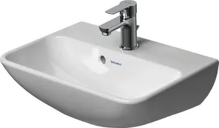 DU Handwaschbecken ME by Starck 450mm m.ÜL,m.HLB,HL-Vorst.,weiß seidenmatt,WG