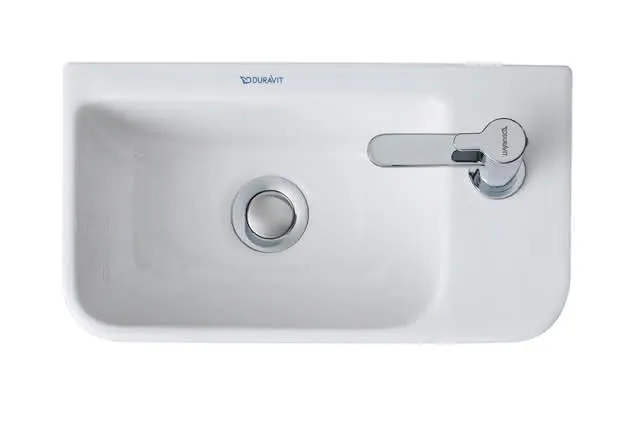 Duravit Handwaschbecken ME by Starck weiß ohne Überlauf, m.HLB, Hahnloch rechts