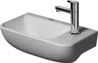 Duravit Handwaschbecken ME by Starck weiß ohne Überlauf, m.HLB, Hahnloch rechts – Bild 2