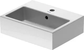 DU Handwaschbecken Vero Air 450mm m.ÜL, m.HLB, m.HL, geschl, weiß
