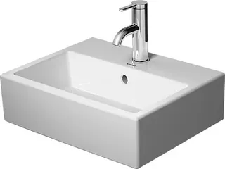DU Handwaschbecken Vero Air 450mm m.ÜL, m.HLB, m.HL, weiß