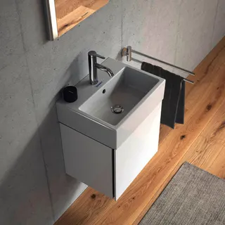 Duravit Handwaschbecken Vero Air 450mm m.ÜL, m.HLB, m.HL, weiß – Bild 3