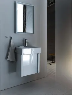 Duravit Handwaschbecken Vero Air 450mm m.ÜL, m.HLB, m.HL, weiß – Bild 4