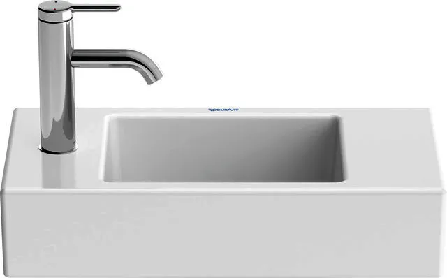 Duravit Handwaschbecken Vero Air 500mm o.ÜL, m.HLB, 1 HL links, weiß, WG