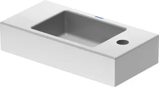 DU Handwaschbecken Vero Air 500mm o.ÜL, m.HLB, 1 HL rechts, weiß, WG