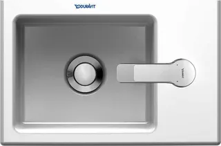 Duravit Möbelhandwaschbecken 380mm, Weiß o. ÜL, mit HLB, HL rechts, Bef.inkl. – Bild 2