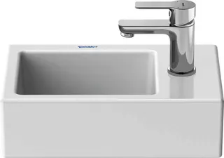 Duravit Möbelhandwaschbecken 380mm, Weiß o. ÜL, mit HLB, HL rechts, Bef.inkl. – Bild 3