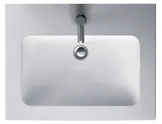 Duravit Möbelwaschtisch 630mm ME by Starck Weiss Seidenmatt, m.ÜL, m.HLB, 1 HL