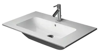 Duravit Möbelwaschtisch ME by Starck 830mm Weiss Seidenmatt, m.ÜL, m.HLB, 1 HL, – Bild 2