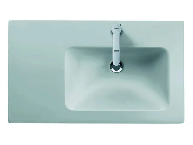 Duravit MWT ME by Starck 830mm Weiß Seidenmatt,m.ÜL,m.HLB,1 HL,Becken re.WG