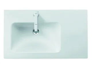 Duravit MWT ME by Starck 830mm, Weiß mit ÜL, mit HLB, 1 HL, Becken links – Bild 2