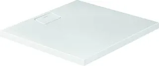 Duravit Stonetto Duschw. Quadr. 900x900x50mm, Mineralguss, Weiß Matt