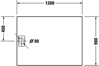 Duravit Stonetto Duschw. R.Ek 1200x900x50mm, DuroCast UltraResist – Bild 3