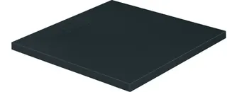 DU Stonetto Duschwanne 1000x1000x50mm Mineralguss, Anthrazit Matt