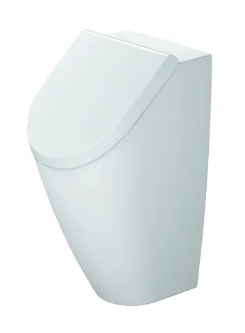 Duravit Urinal Rimless ME by Starck, weiß Abgang waagrecht, Ausführung f. Deckel