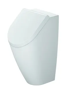 DU Urinal Rimless ME by Starck, weiß Abgang waagrecht, Ausführung f. Deckel