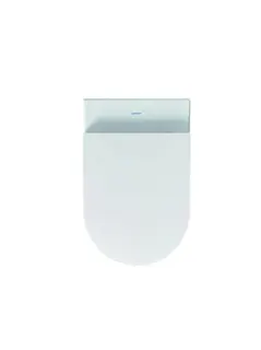 Duravit Wand-WC ME by Starck 570 mm Tiefspüler, rimless, Durafix, weiß – Bild 5