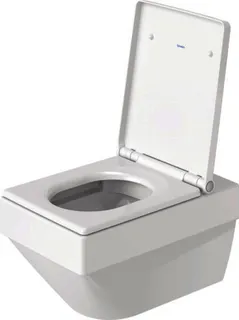 Duravit Wand-WC Vero Air 570 mm Tiefspüler,rimless,Durafix,weiß,HYG – Bild 5