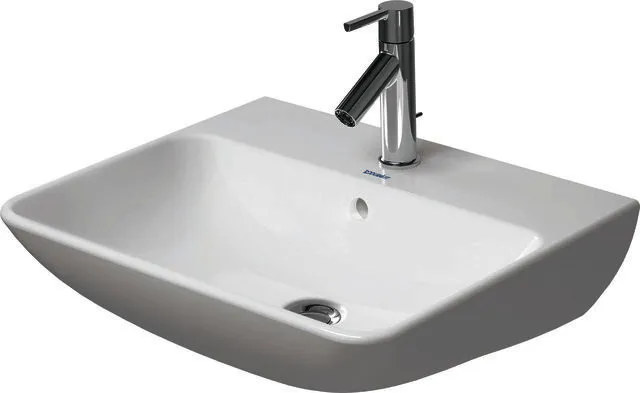 Duravit Waschtisch ME by Starck 550 mm mit ÜL, mit HLB, 1 HL, weiß