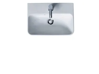 Duravit Waschtisch ME by Starck 600mm Weiß Seidenmatt, m.ÜL, m.HLB, 1 HL
