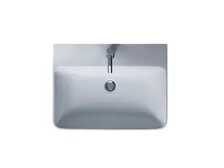 Duravit Waschtisch ME by Starck 650mm Weiß Seidenmatt, m. ÜL, m. HLB, 1 HL