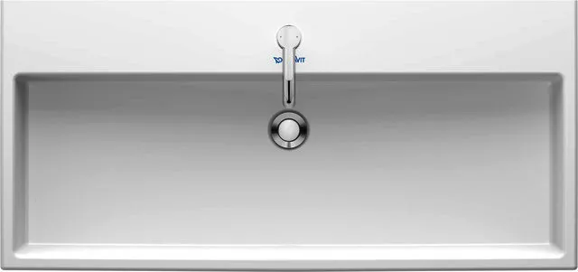 Duravit Waschtisch Vero Air 1000mm, Weiß m.ÜL, m.HLB, 1 HL mitte,geschl.,weiß,WG