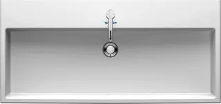 Duravit Waschtisch Vero Air 1000mm, Weiß m.ÜL, m.HLB, 1 HL mitte,geschl.,weiß,WG