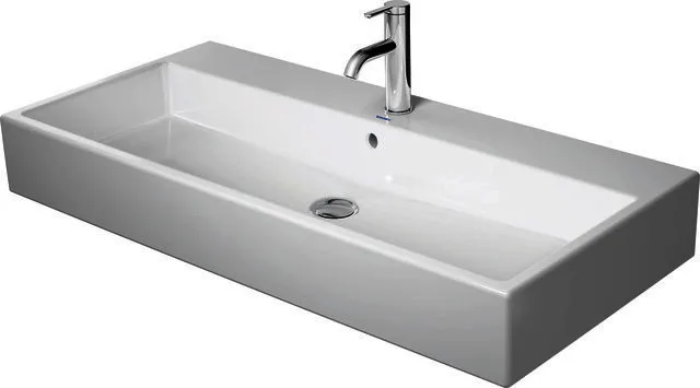 Duravit Waschtisch Vero Air 1000 mm m.ÜL, m.HLB, 1 HL mitte, geschl,. weiß