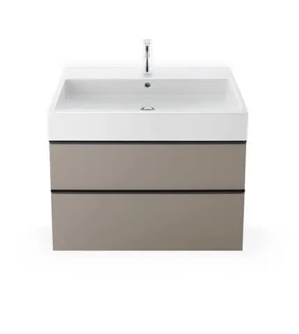 Duravit Waschtisch Vero Air 1000 mm m.ÜL,m.HLB,2 HL,1 Becken,geschl.,weiß,WG