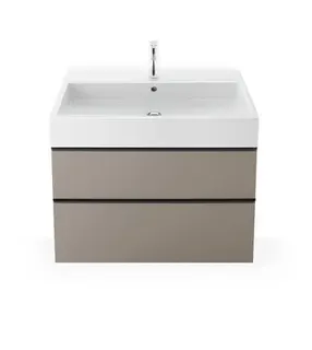 Duravit Waschtisch Vero Air 1000 mm m.ÜL,m.HLB,2 HL,1 Becken,geschl.,weiß,WG