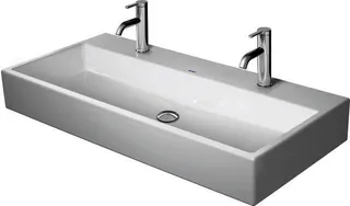 Duravit Waschtisch Vero Air 1000 mm o.ÜL, m.HLB, 2 HL, 1 Becken, weiß – Bild 3