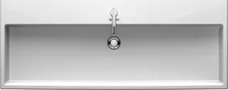 Duravit Waschtisch Vero Air 1200 mm m.ÜL,m.HLB, 1 HL mitte,geschl.,weiß,WG