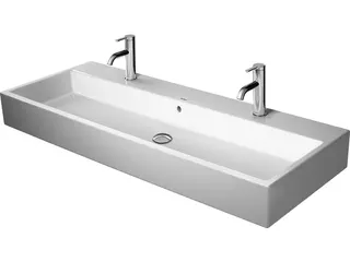 Duravit Waschtisch Vero Air 1200 mm m.ÜL, m.HLB, 2 HL, 1 Becken, weiß
