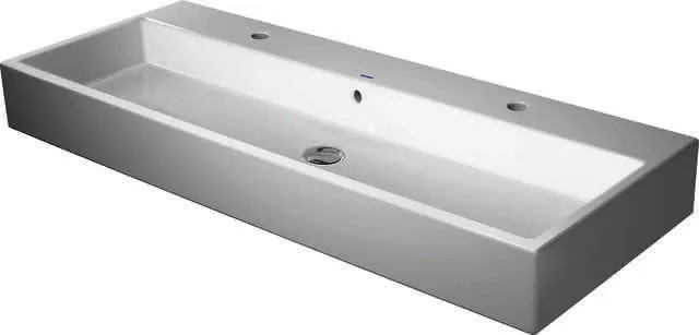 Duravit Waschtisch Vero Air 1200 mm m.ÜL,m.HLB,2 HL,1 Becken,geschl.,weiß
