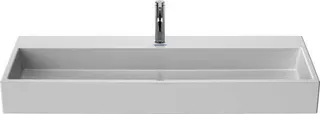 Duravit Waschtisch Vero Air 1200mm, Weiß o.ÜL, m.HLB, 1 HL mitte,geschl.,weiß,WG